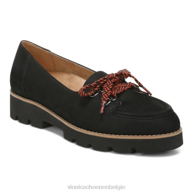 Vionic Teagan loafer met veters ZND8667 zwart Vionic chaussures