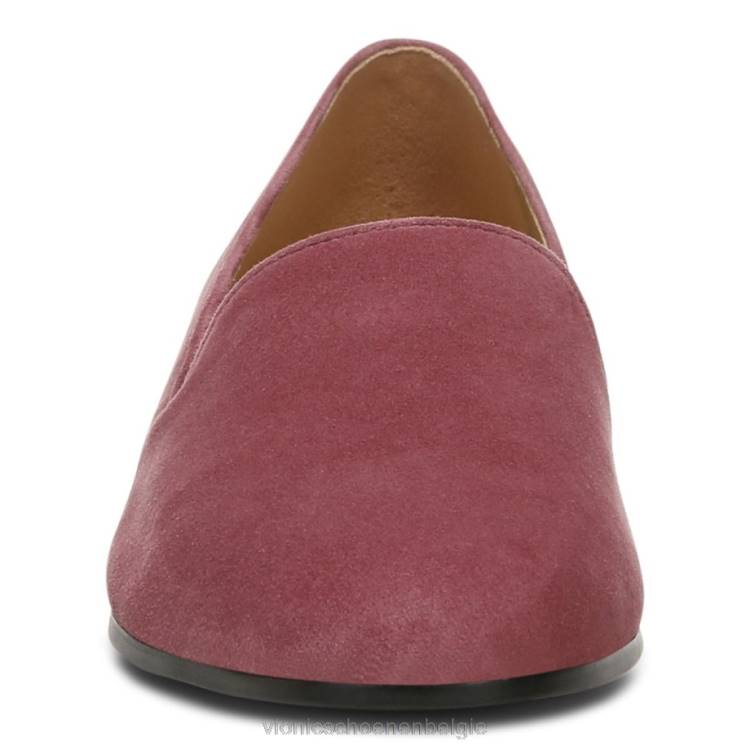 Vionic Willa glijdt plat aan ZND81221 shiraz suède Vionic shoes outlet