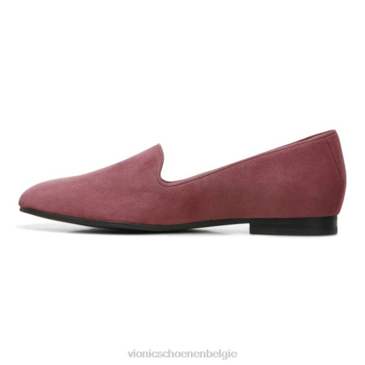 Vionic Willa glijdt plat aan ZND81221 shiraz suède Vionic shoes outlet