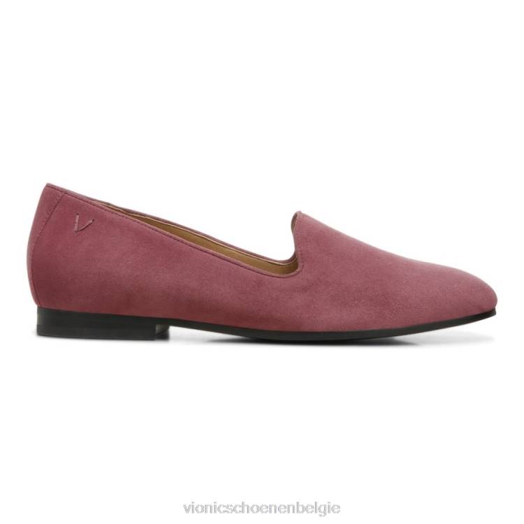 Vionic Willa glijdt plat aan ZND81221 shiraz suède Vionic shoes outlet