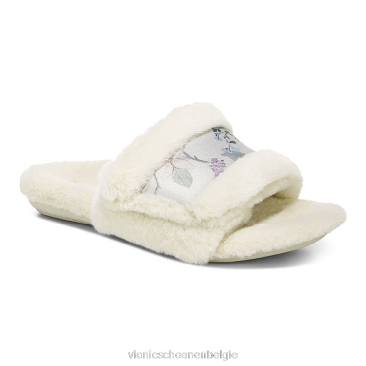 Vionic erma pantoffel ZND8101 crème botanisch Vionic sandals
