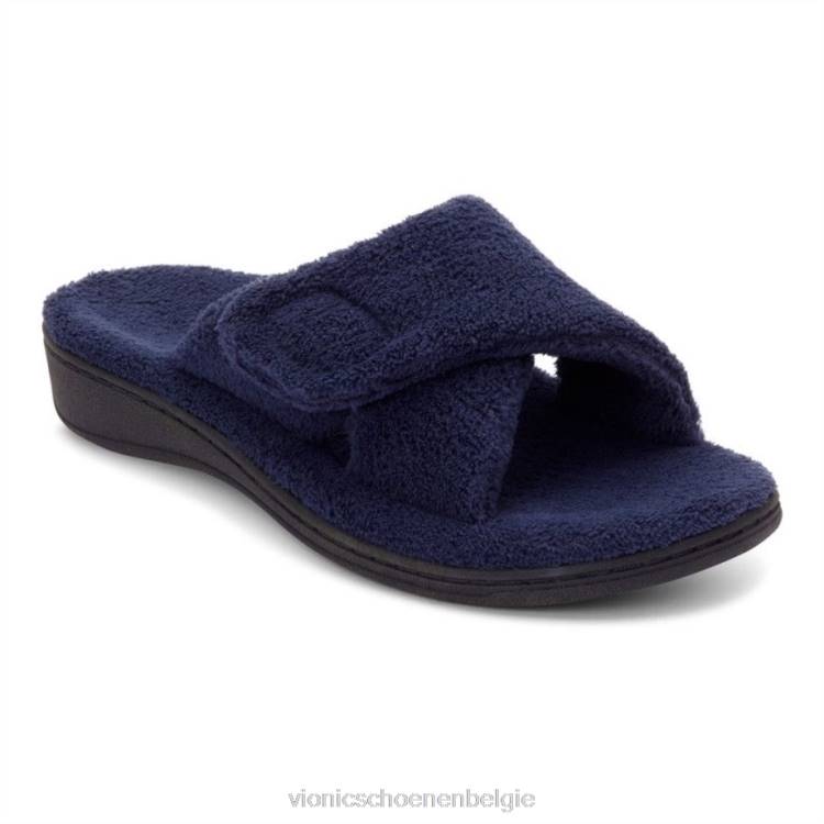 Vionic ontspannen pantoffel ZND88 marine Vionic schoenen