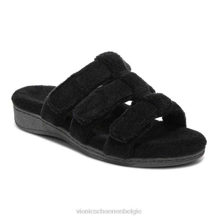 Vionic snooze pantoffel ZND8727 zwart Vionic shoes outlet