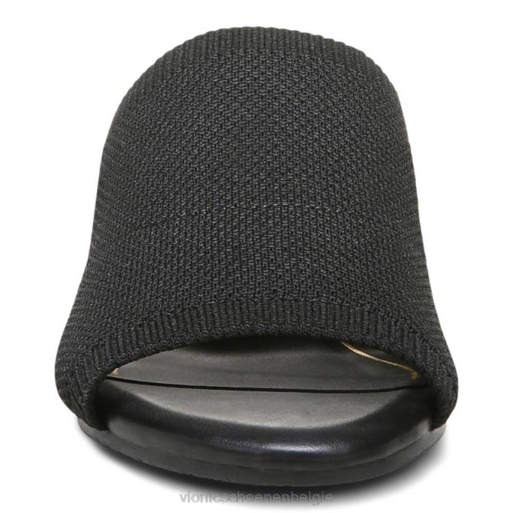 Vionic Sandalen met fleurige hak ZND8890 zwart Vionic chaussures belgique