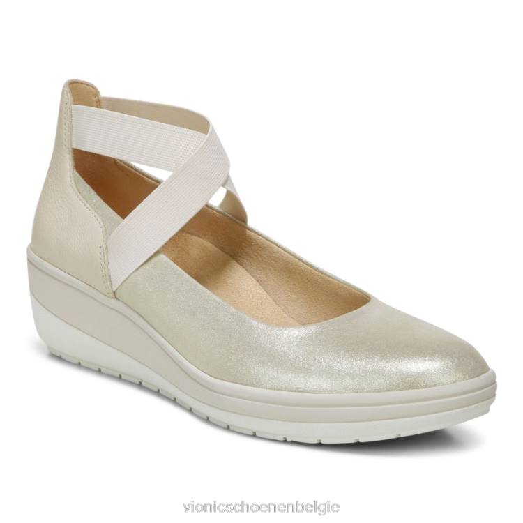 Vionic elle wig ZND8917 crème suède Vionic chaussures