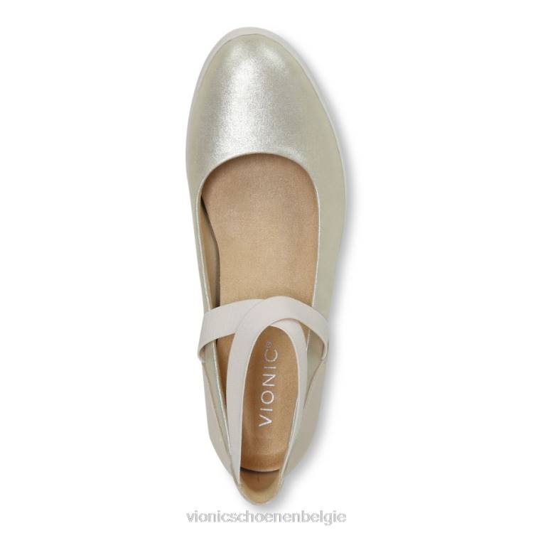 Vionic elle wig ZND8917 crème suède Vionic chaussures