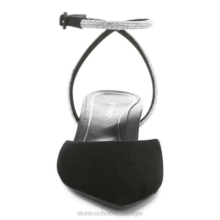 Vionic jacynda kitten hak ZND8885 zwart suède Vionic shoes outlet