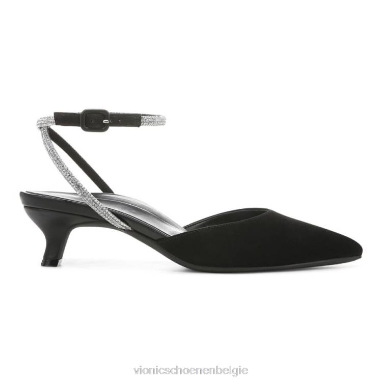 Vionic jacynda kitten hak ZND8885 zwart suède Vionic shoes outlet