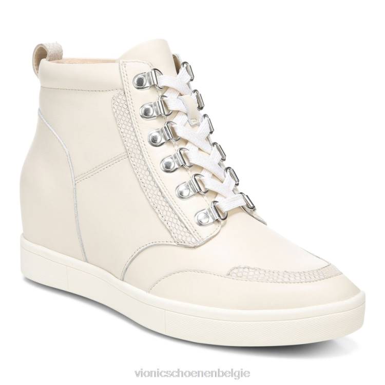 Vionic Jordy hoge top ZND8872 crème leer Vionic shoes outlet