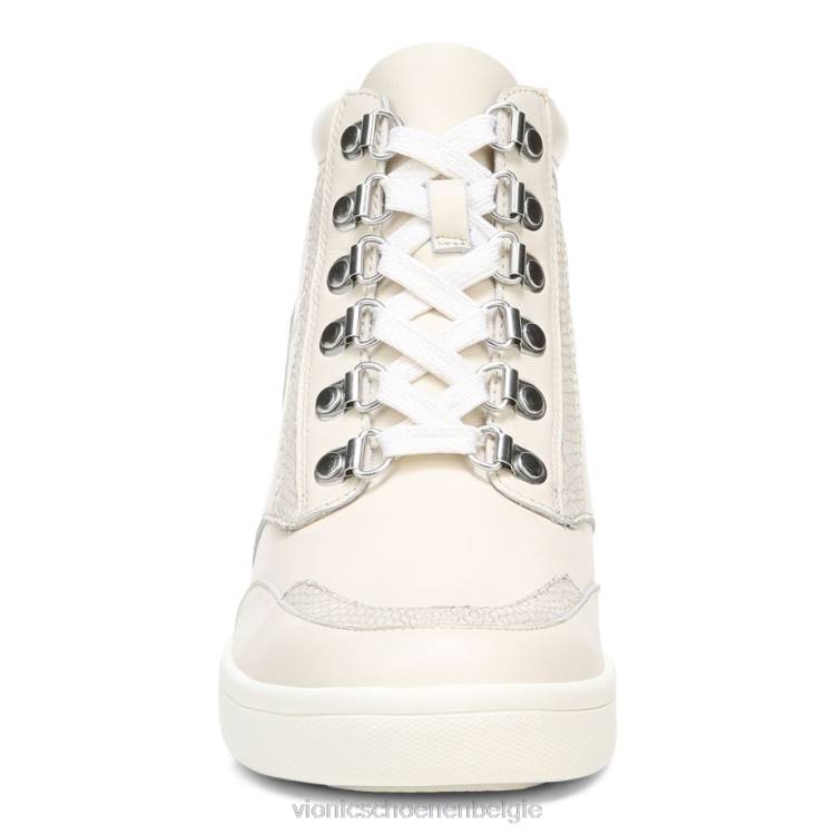 Vionic Jordy hoge top ZND8872 crème leer Vionic shoes outlet
