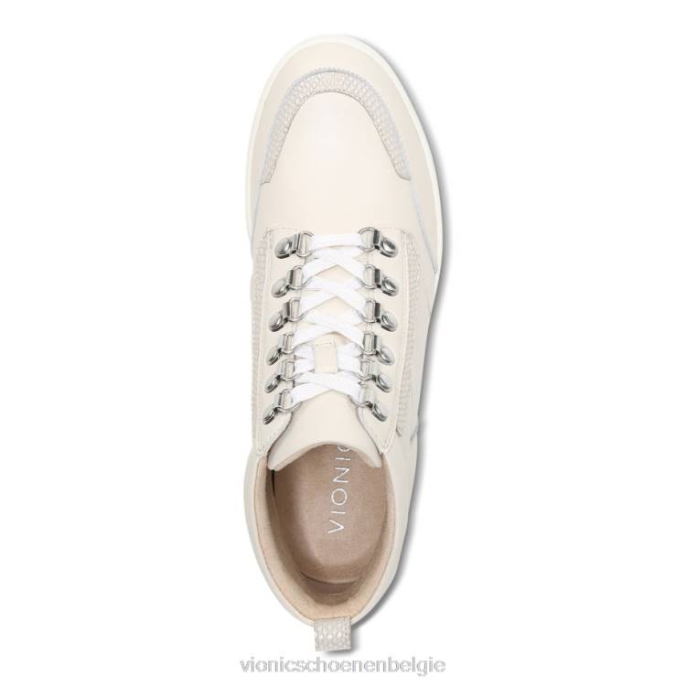 Vionic Jordy hoge top ZND8872 crème leer Vionic shoes outlet