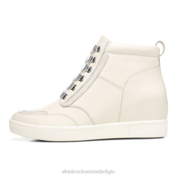 Vionic Jordy hoge top ZND8872 crème leer Vionic shoes outlet