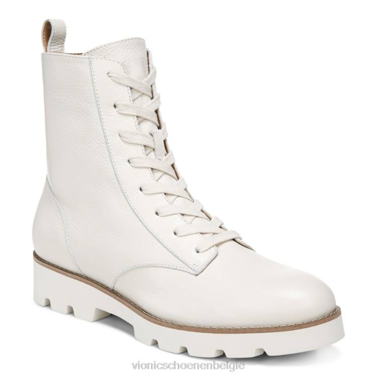Vionic Lani veterlaars ZND8835 crème leer Vionic chaussures belgique