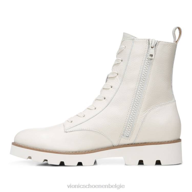 Vionic Lani veterlaars ZND8835 crème leer Vionic chaussures belgique