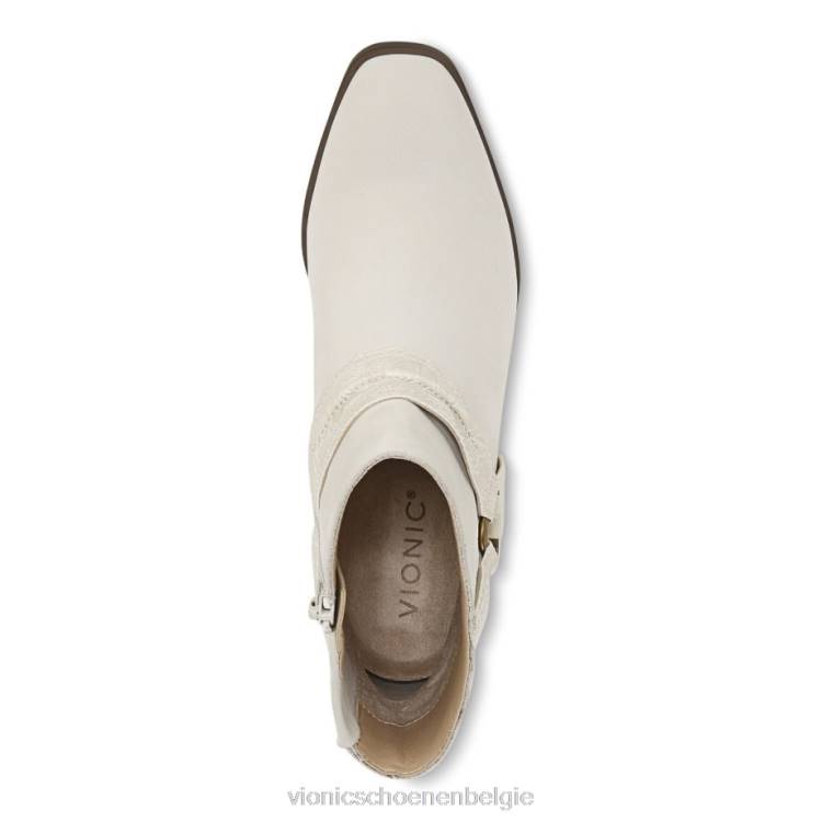 Vionic carnelia laars ZND8828 crème leer Vionic chaussures belgique