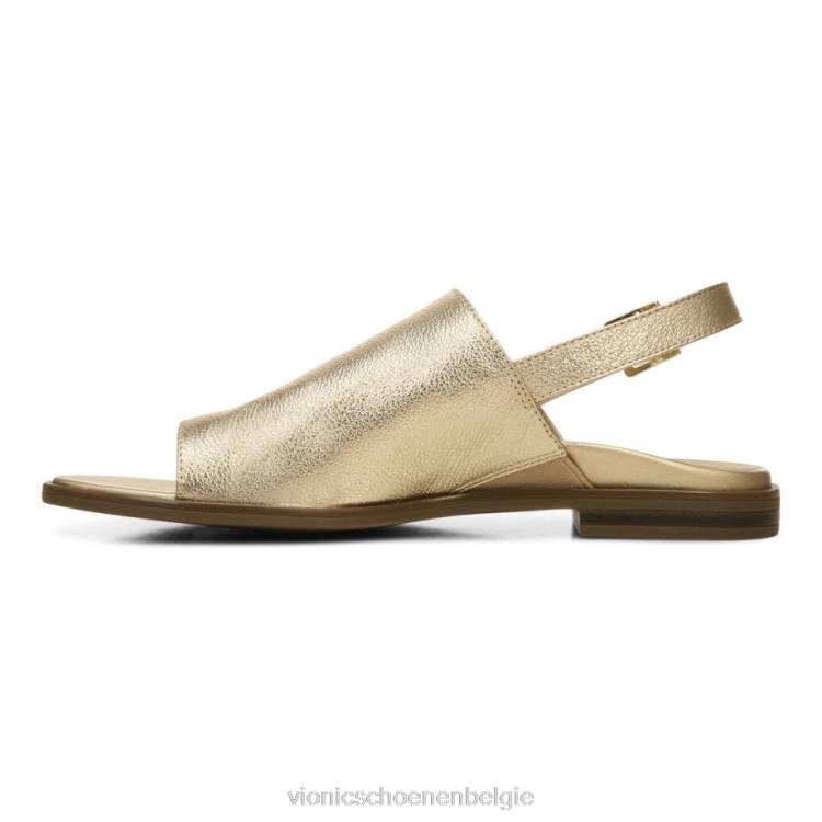 Vionic Ella sandaal met band ZND8341 goud Vionic chaussures belgique