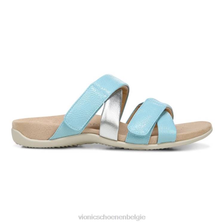 Vionic Hadlie slide sandaal ZND8386 porselein blauw Vionic chaussures