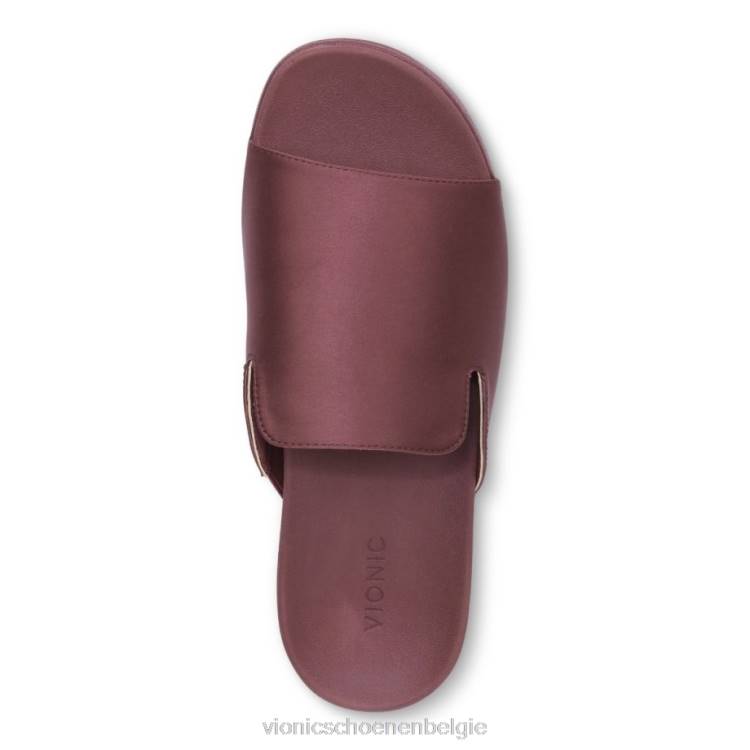 Vionic Monica platform sandaal ZND81334 Shiraz satijn Vionic chaussures belgique