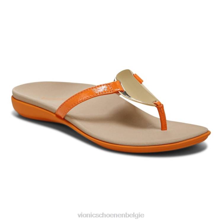 Vionic Raysa teensandaal ZND81310 goudsbloem Vionic verkooppunten