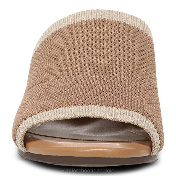 Vionic Sandalen met fleurige hak ZND8109 geroosterde noot Vionic chaussures belgique