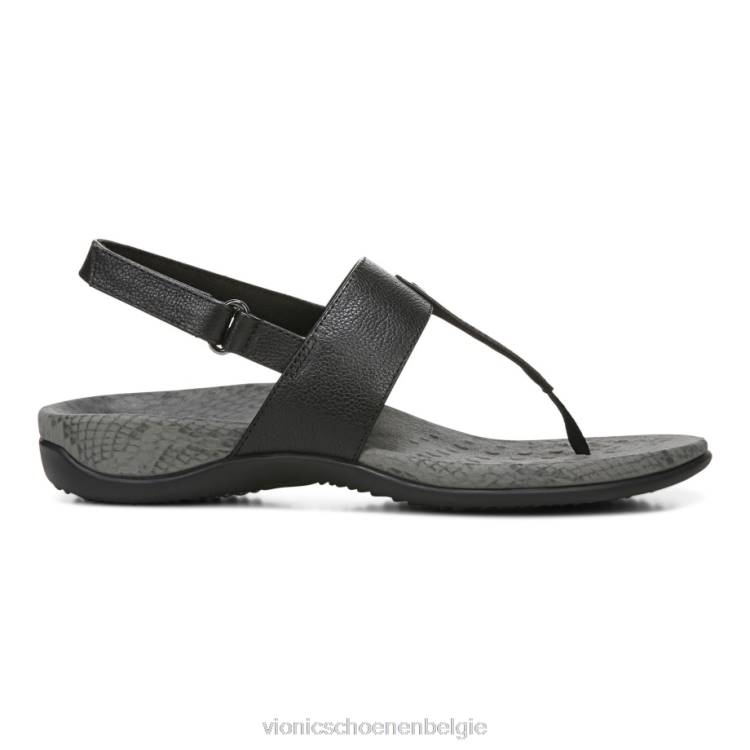 Vionic Tala sandaal met t-band ZND8661 zwart Vionic shoes outlet