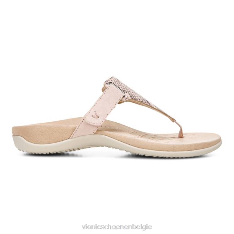 Vionic Wanda sandaal met t-band ZND81437 bleke blos Vionic belgie