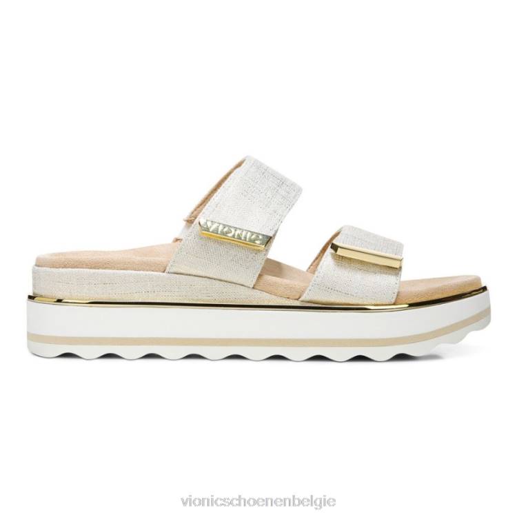 Vionic brandie platte sandaal ZND8303 heemst Vionic verkooppunten