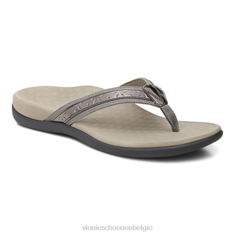 Vionic casandra teensandaal ZND81379 donker tin Vionic schoenen