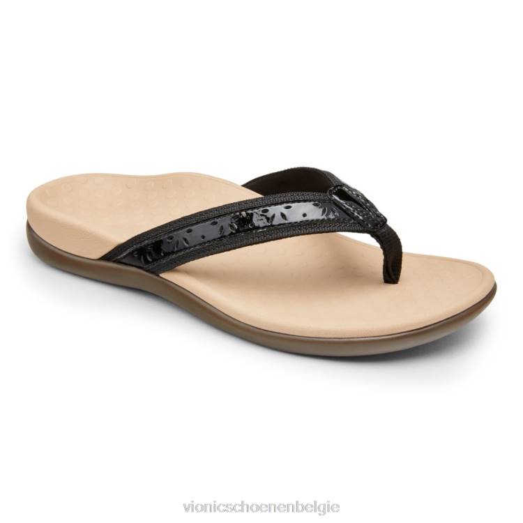 Vionic casandra teensandaal ZND869 zwart Vionic chaussures belgique