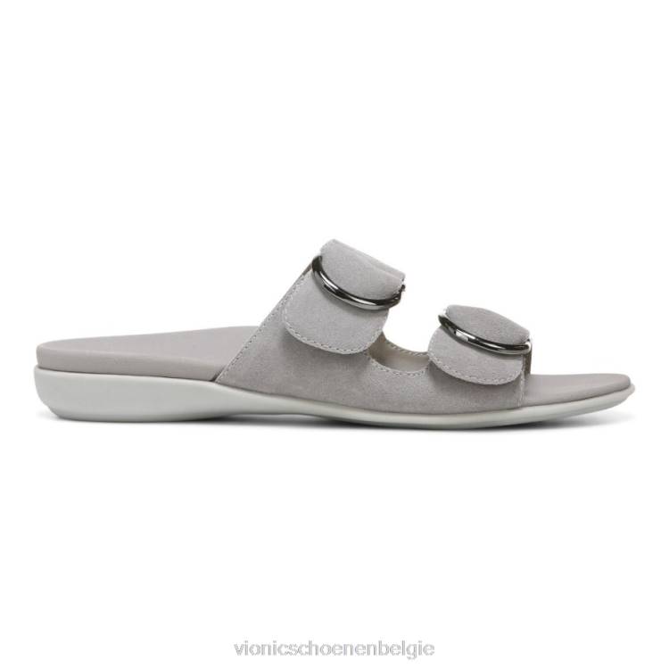 Vionic corlee slide sandaal ZND81421 lichtgrijs Vionic schoenen