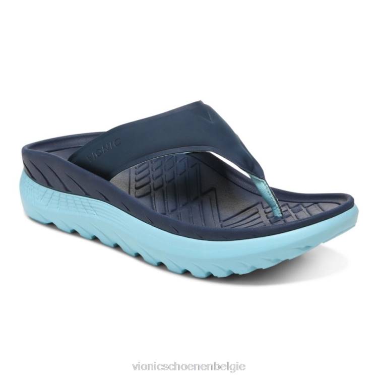 Vionic herstel alle geslachtsherstelsandaal ZND8577 marine porselein Vionic chaussures