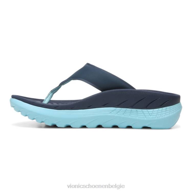 Vionic herstel alle geslachtsherstelsandaal ZND8577 marine porselein Vionic chaussures