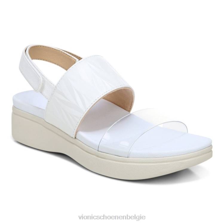 Vionic karleen platform sandaal ZND8425 wit Vionic schoenen