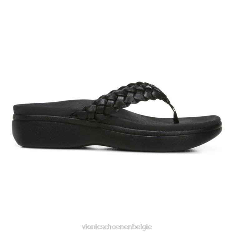 Vionic kenji platform sandaal ZND81322 zwart Vionic shoes outlet