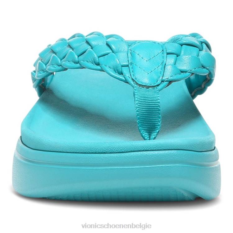 Vionic kenji platform sandaal ZND81327 meer blauw Vionic chaussures belgique