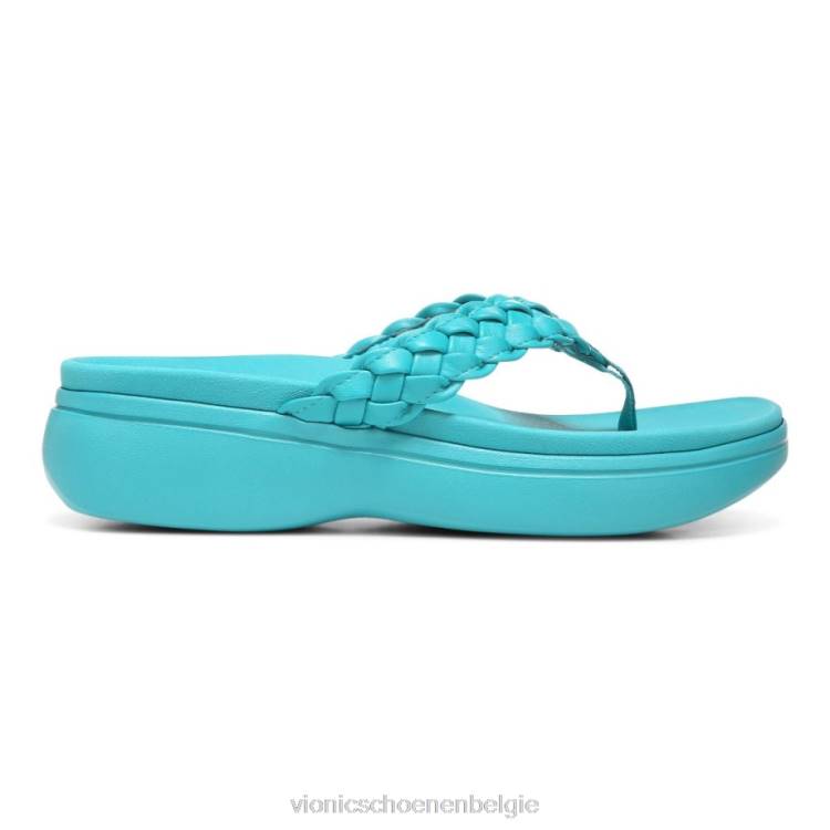 Vionic kenji platform sandaal ZND81327 meer blauw Vionic chaussures belgique