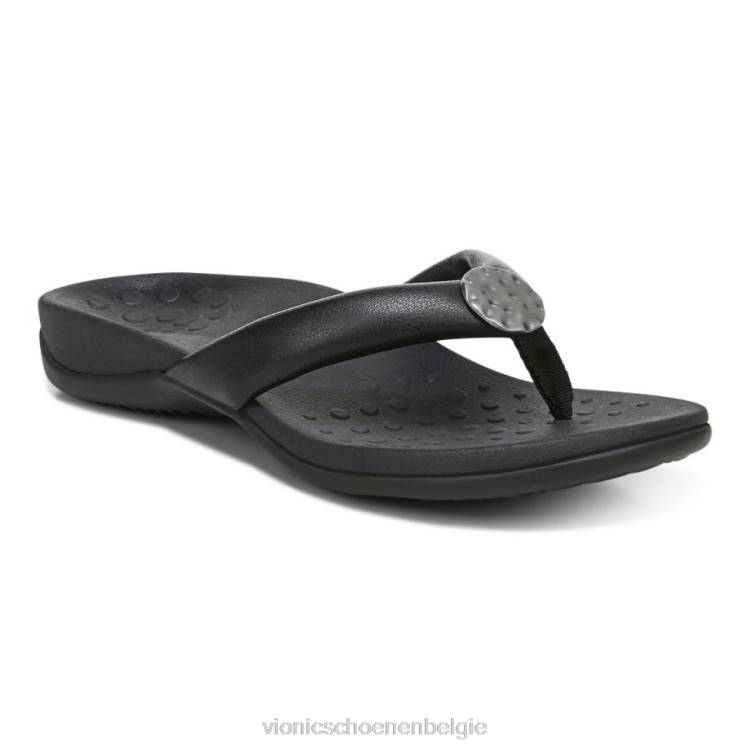 Vionic lida teensandaal ZND81279 zwart Vionic sandals