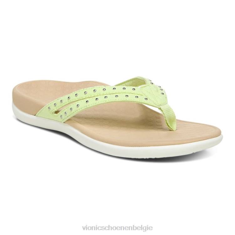 Vionic tasha teensandaal ZND81433 bleke limoen Vionic sandals