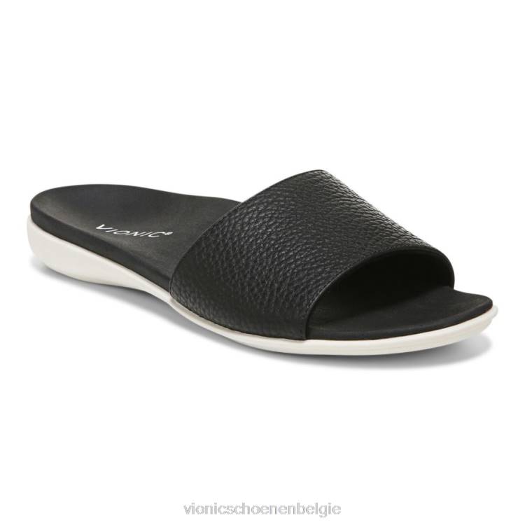 Vionic val slide sandaal ZND81408 zwart Vionic verkooppunten