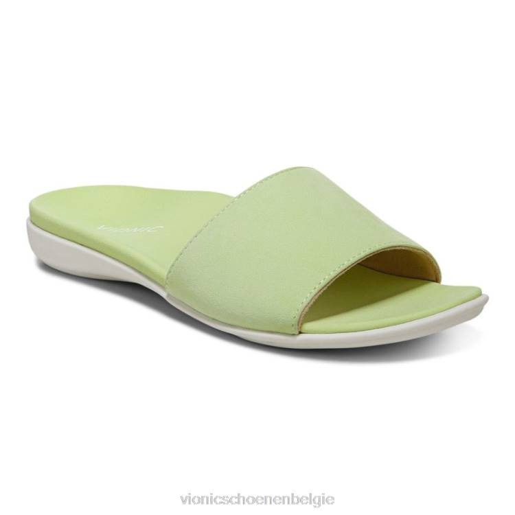 Vionic val slide sandaal ZND8616 bleke limoen Vionic sandals