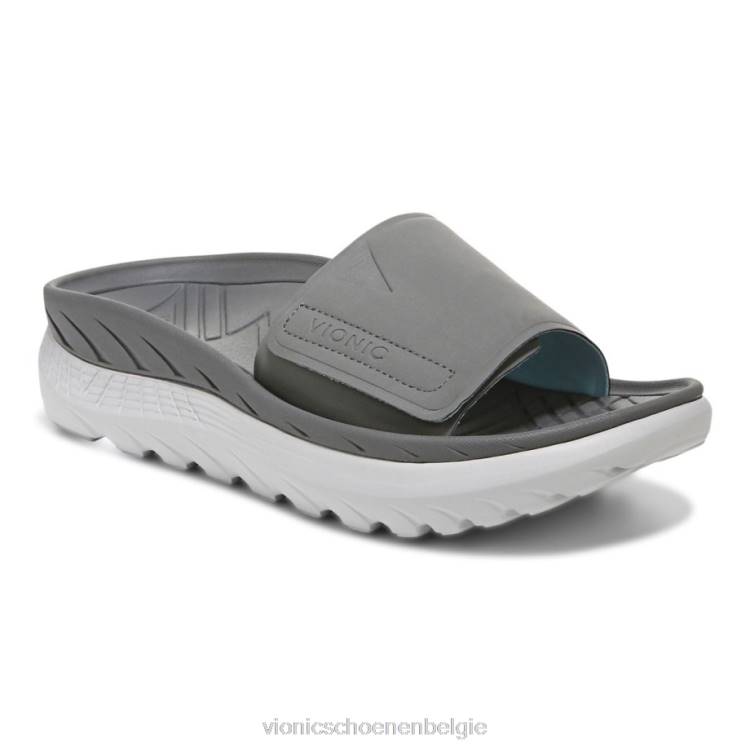 Vionic verjong alle geslachtsherstelsandaal ZND8568 houtskooldamp Vionic sandals